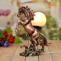 Horse with Lamp Show Piece