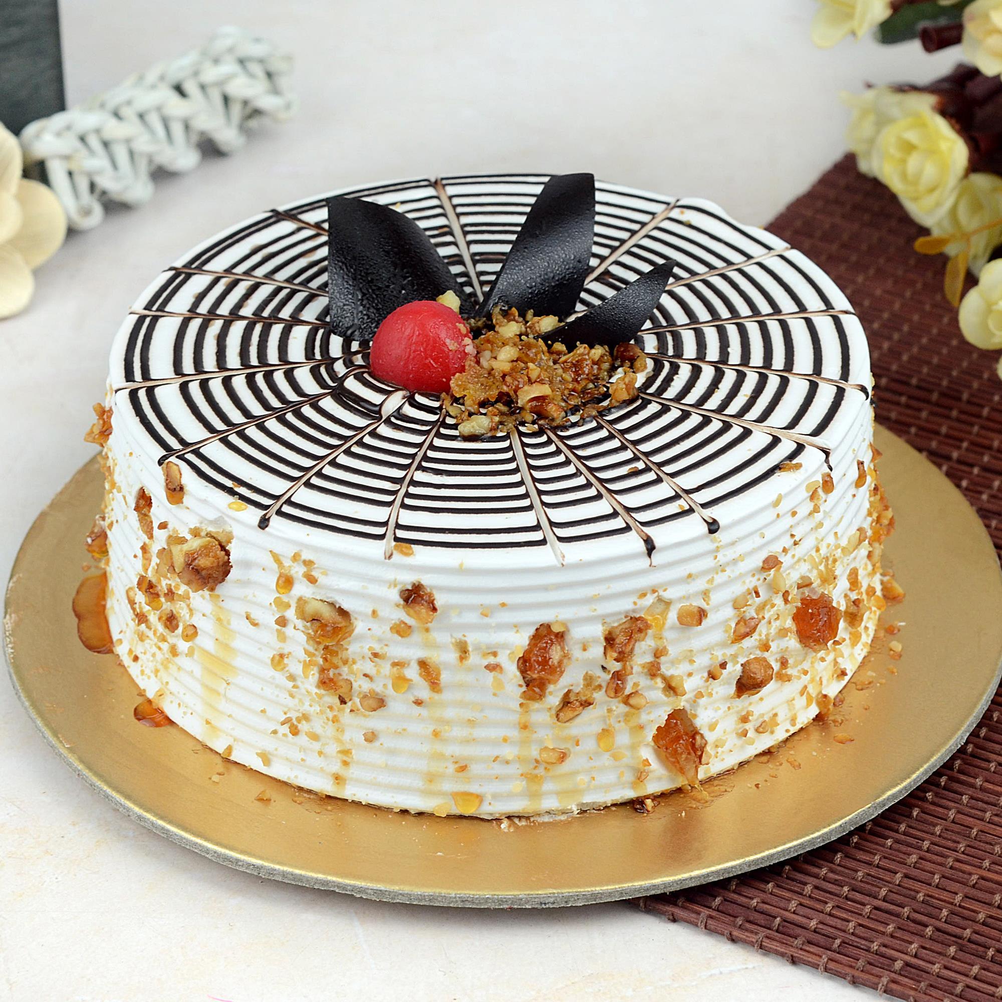 Eggless Matka Cake 500gm- Pineapple – Cake On Rack