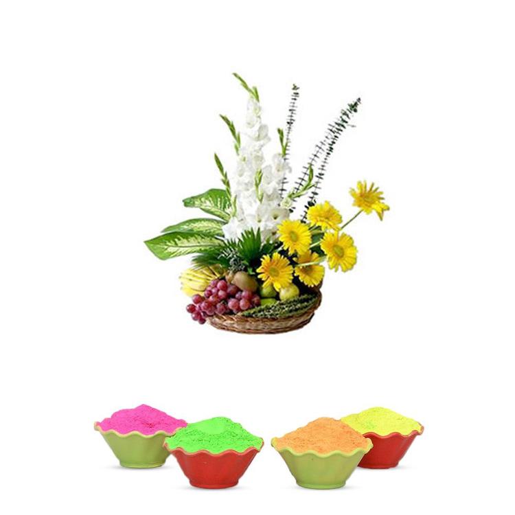 Blooming Floras with Fruits - Holi Combo