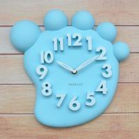 Blue Footprint Creative Wall Clock