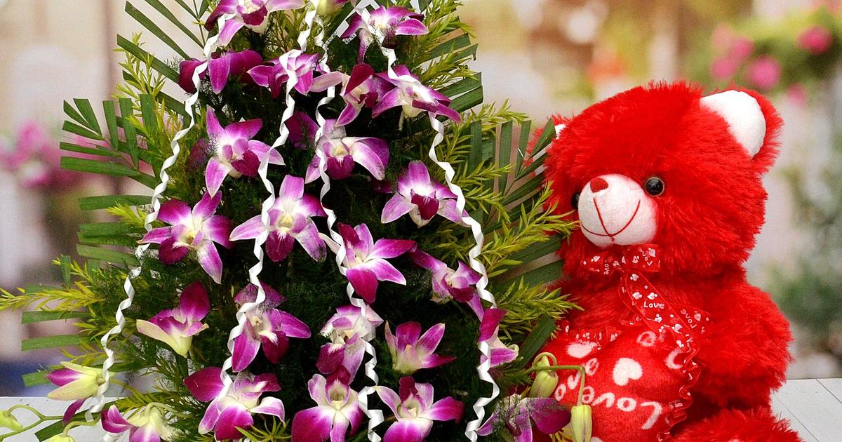 LI889 - Orchid Blossom Teddy