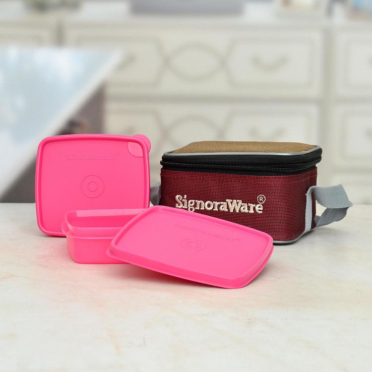 Signoraware Pink Lunch Box