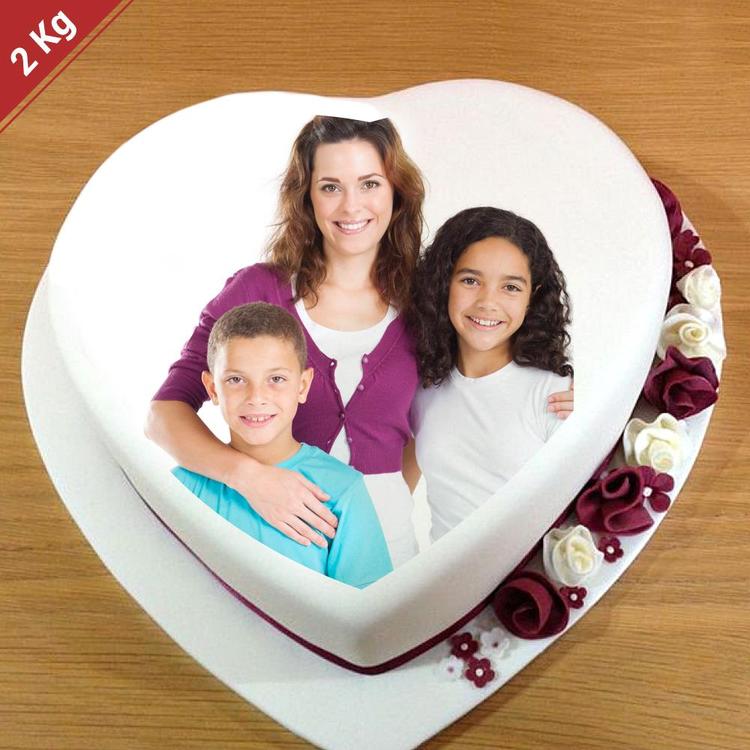 Vanilla Photo Cake - 2kg