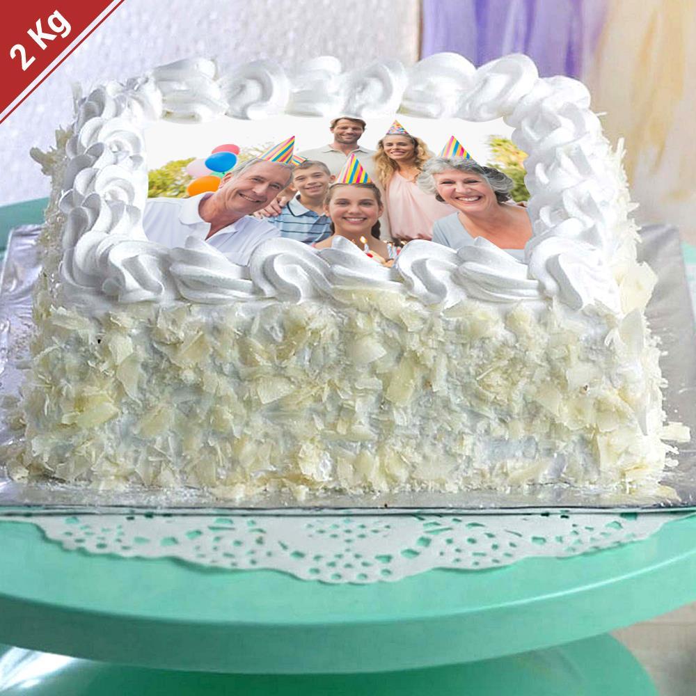 Square Shape Baby Shower Fondant Cake Delivery in Delhi NCR - ₹2,999.00 Cake  Express