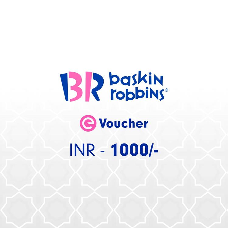 Baskin Robbins E-Voucher Rs. 1000