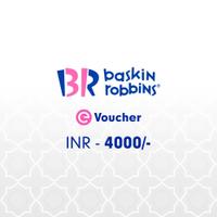Baskin Robbins E-Voucher Rs. 4000