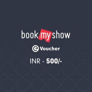 Book My Show E-Voucher Rs. 500 Book My Show E-Voucher Rs. 500