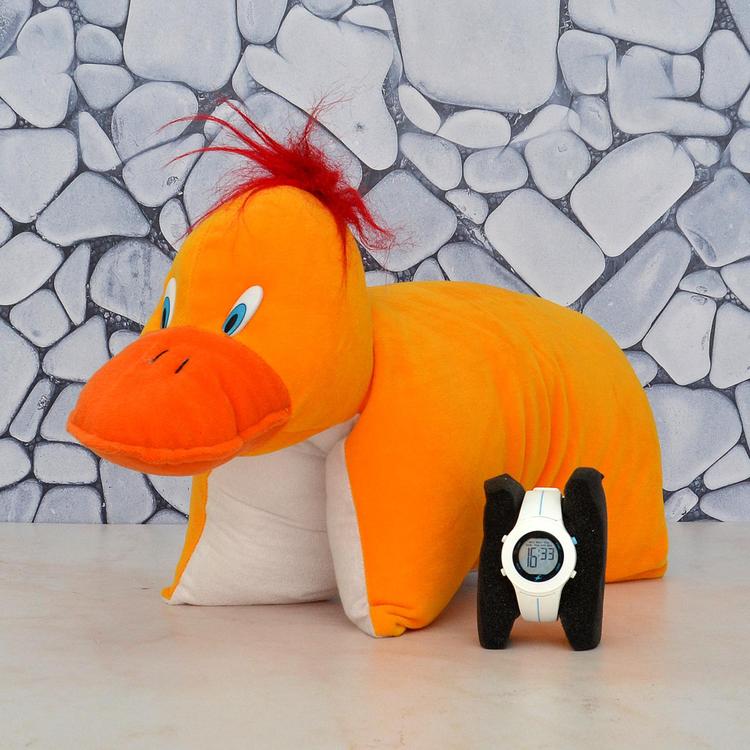 Duck Pillow & Fastrack Casual Watch