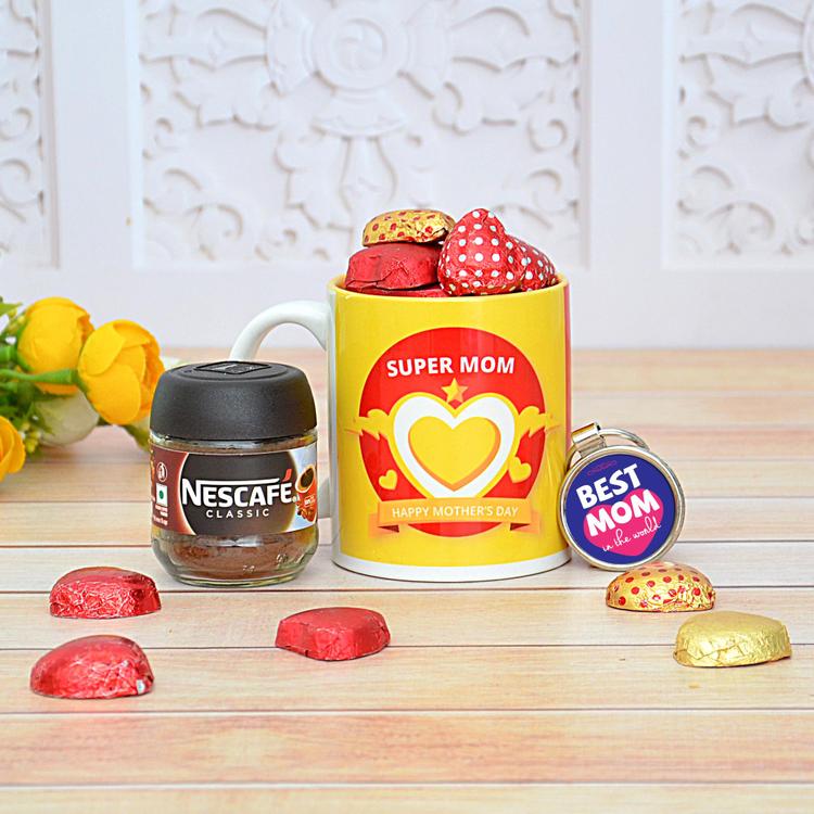 Chocolates in a Mug, Coffee & Keychain