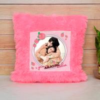 Personalized Pink Pillow for Mom