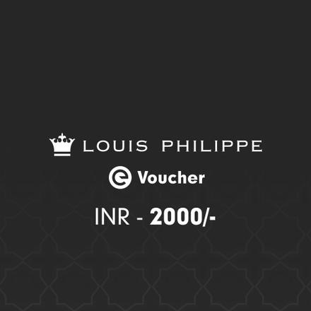 Louis Philippe E-Voucher Rs. 2000
