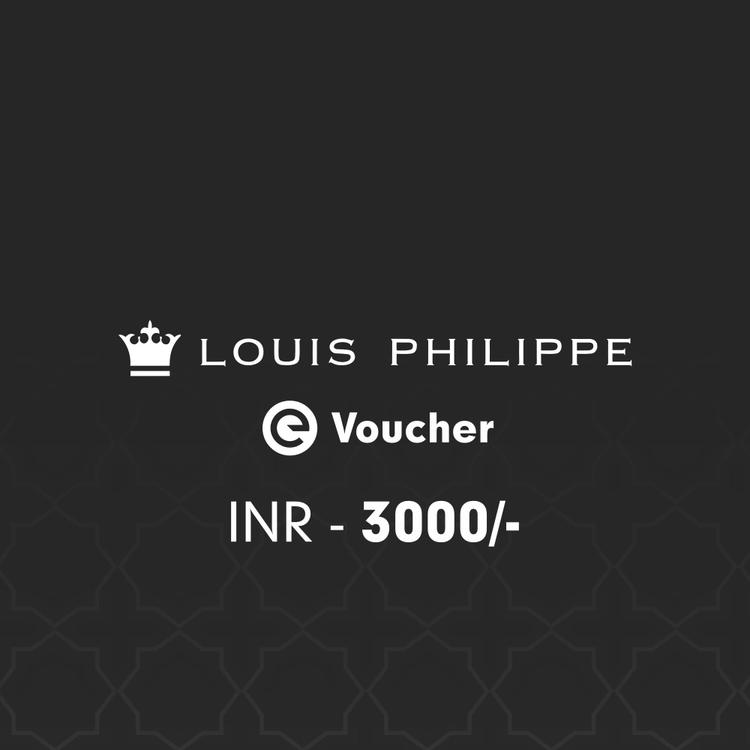 Louis Philippe E-Voucher Rs. 3000