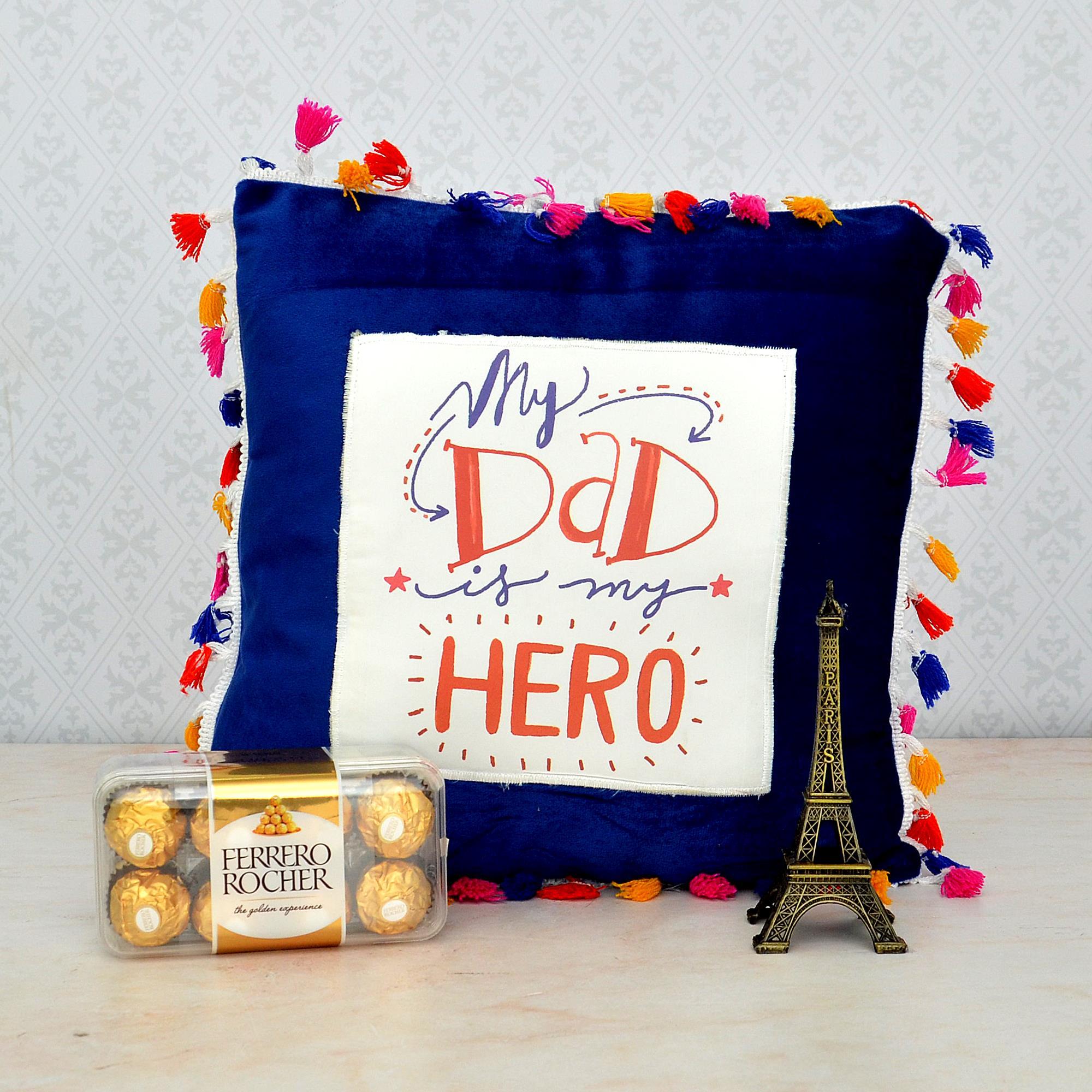 Fathers Day Pillow & Ferrero Rocher