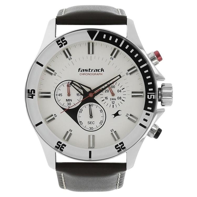 Fastrack White Dial-NK3072SL01