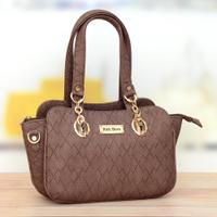 Classy Brown Color Handbag