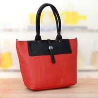 Red & Black Ladies Handbag