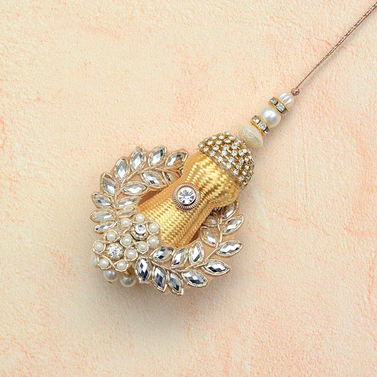 Gorgeous Golden Lumba Rakhi