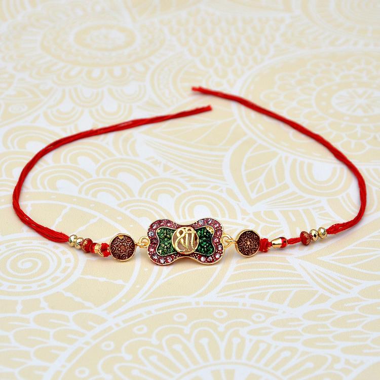 Antique Design Shree Rakhi