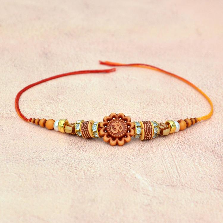 Wooden OM Mouli Rakhi 2