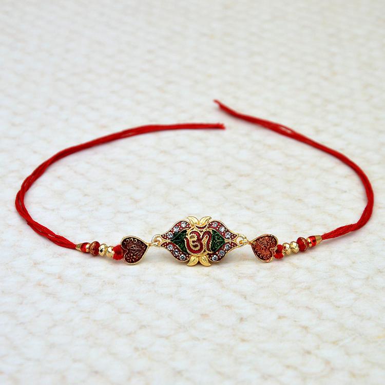 Antique Design OM Rakhi
