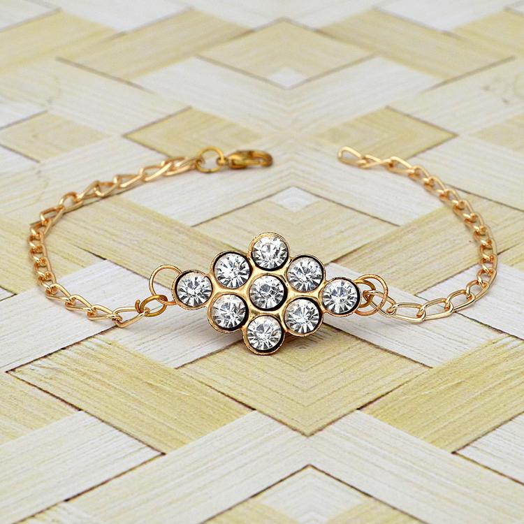 9 Pcs Big Stones Bracelet Rakhi