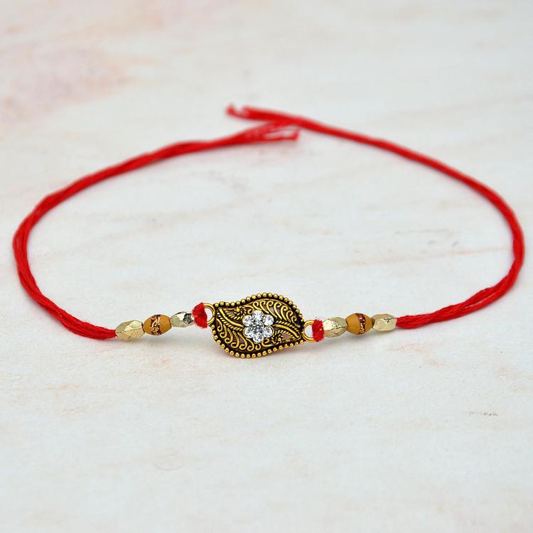 Exclusive Metal & Stones Rakhi