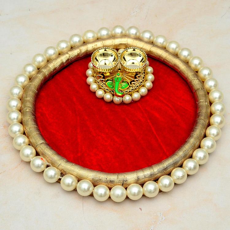 Round Pearl Thali