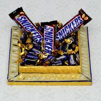 Snickers & Chocolairs in a Thali