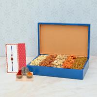 500gm Dry Fruits in a Box with Rakhi