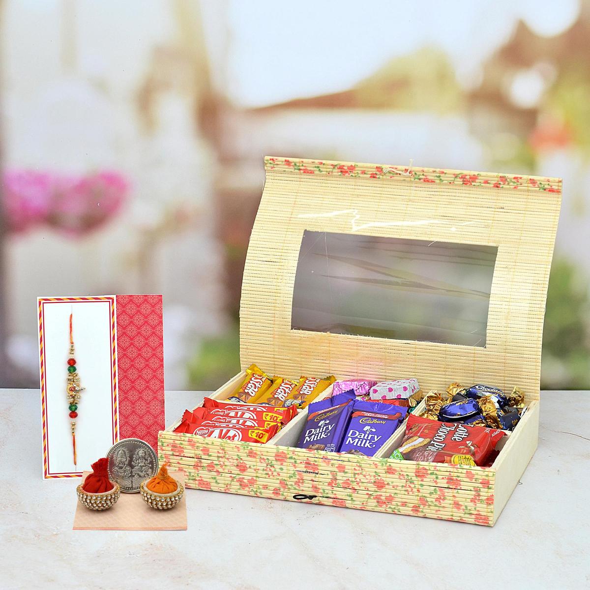 Dairy Milk, Chocolairs, Kit Kat & Rakhi Chocolate Hampers