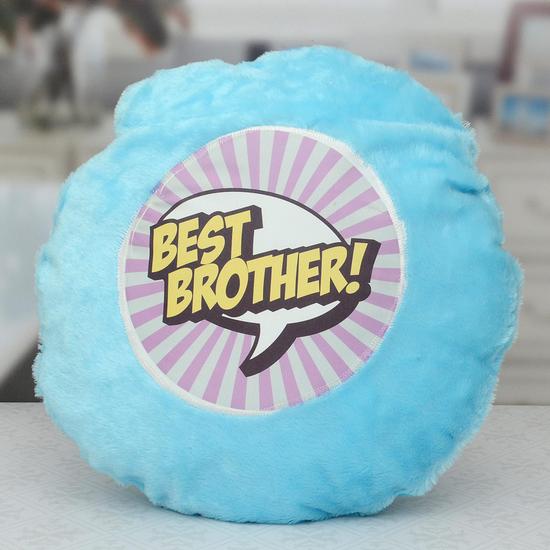 Best Brother Round Pillow