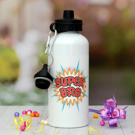 Super Bro Written White Bottle