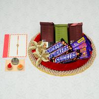 Rakhi Thali - Chocolates with Rakhi
