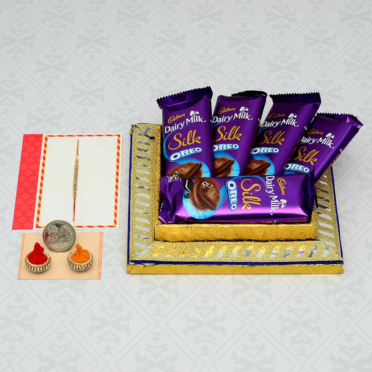 Silk Oreo Thali, Rakhi