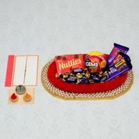 Rakhi Thali - Diary Milk with Rakhi