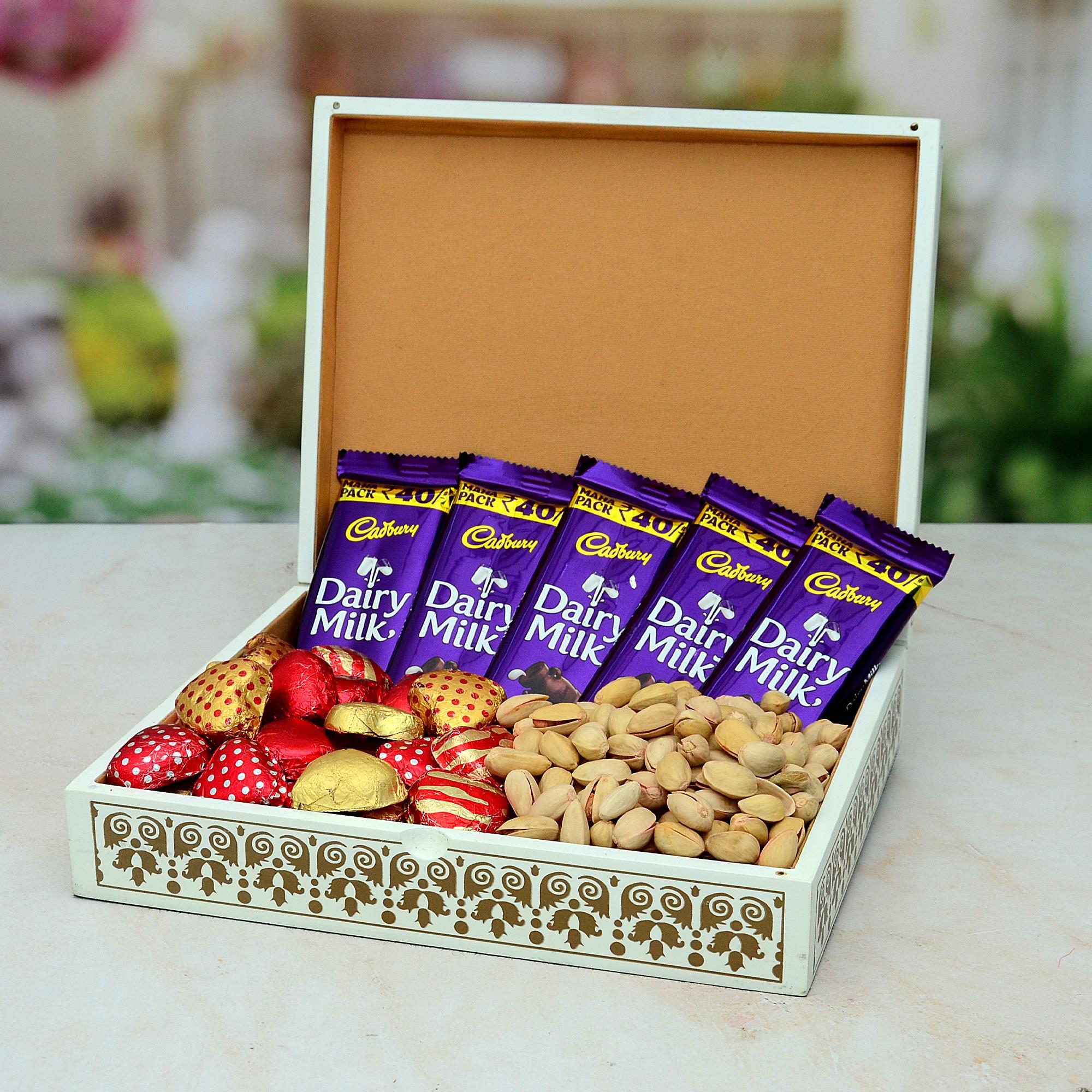 Dairy Milk Chocolates & Dryfruits Box, Gifts on Eid