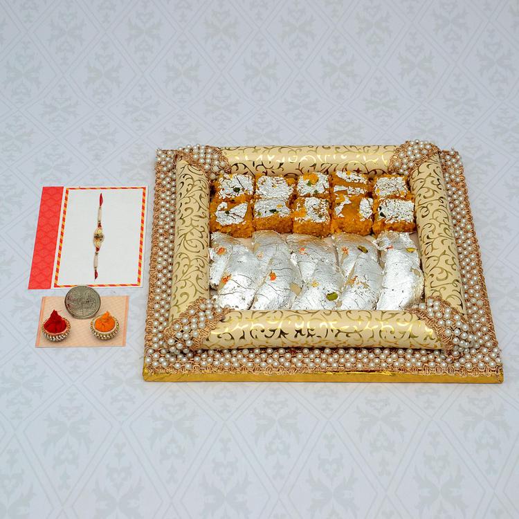 Kaju Gujia, Moti Park Thali, Rakhi