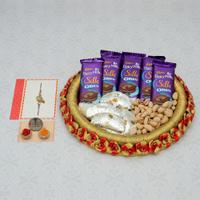 Silk Oreo, Kaju Gujia & Pista with Rakhi