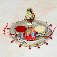 Silver Thali, Motu Patlu Kids Rakhi