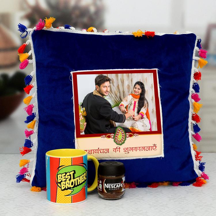 Personalized Pillow, Coffee & Mug Combo