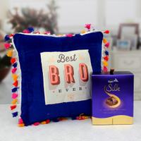 Best Bro Ever Pillow, Silk Chocolates