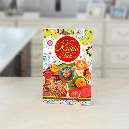 With Love on Rakhi for Brother Card