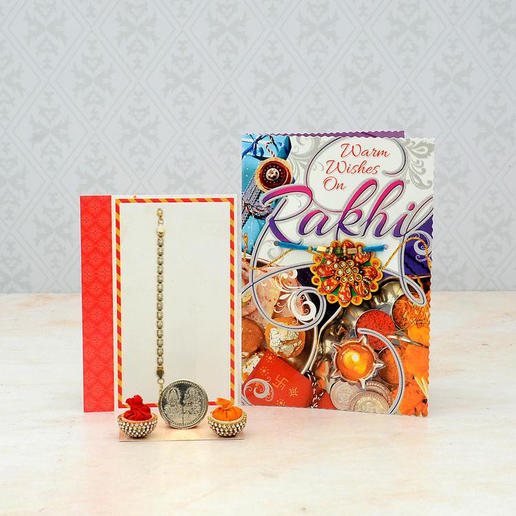 Happy Rakhi Card - Brother & Rakhi