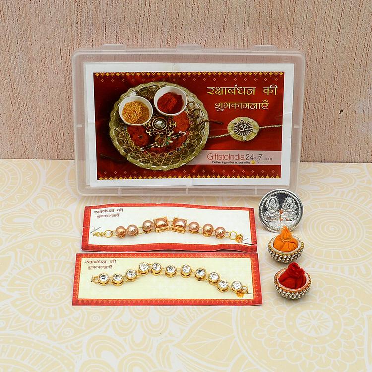 Set of 2 Bracelet Rakhis