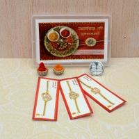 Set of 3 Bracelet Divine Rakhi