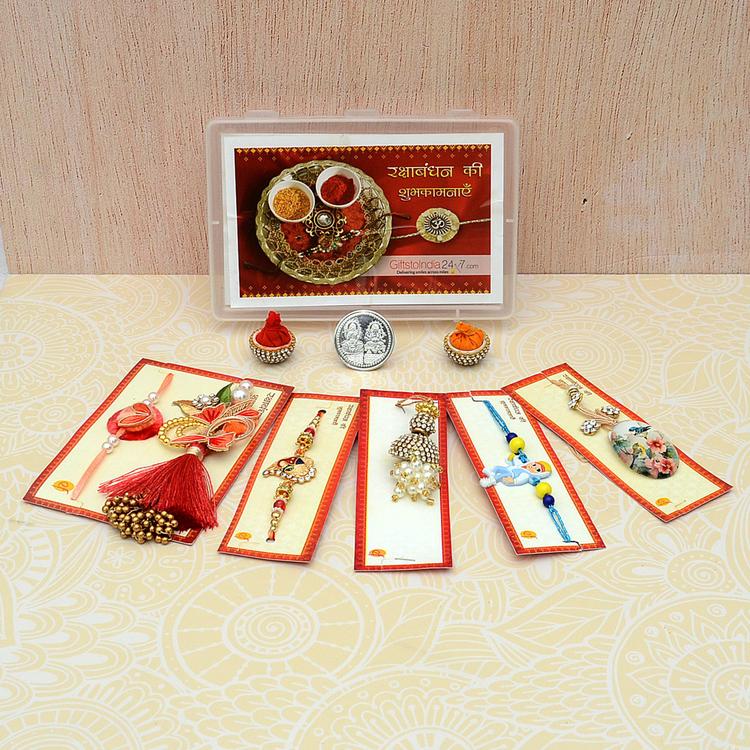 Beautiful Family Rakhi Collection