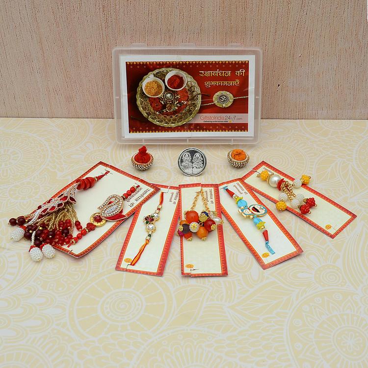 Attractive Family Rakhi Set