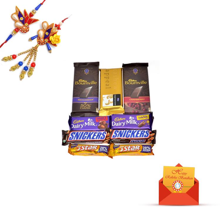 Mixed Chocolates with Rakhi