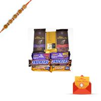 Different Types of Chocolates with Rakhi