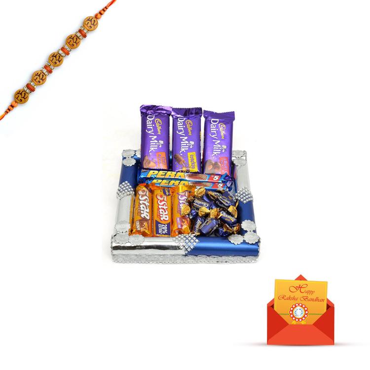 Dairy Milk with Rakhi & Card